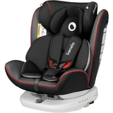 Автокрісло Lionelo Bastiaan Sporty Black з білою основою, чорне (LO-BASTIAAN SPORTY BLACK) - Pampik