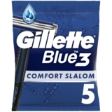 Одноразові станки для гоління Gillette Blue 3 Comfort Slalom, 5 шт. - Pampik