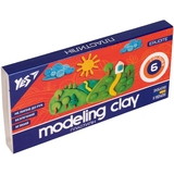 Пластилин Yes Erudite, 6 цветов, 120 г (540627) - Pampik