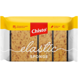Губки кухонні Chisto Elastic Sponge, 4 шт. - Pampik