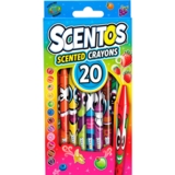 Набір ароматних воскових олівців Scentos Фруктова феєрія, 20 кольорів (40277) - Pampik