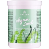 Питательная маска для волос Kallos Cosmetics KJMN Vegan Soul Nourishing Hair Mask с растительными протеинами и маслом авокадо 1 л - Pampik