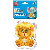 Бебі пазли на магніті Vladi Toys Малюк зможе Зоопарк, 9 елементів (VT3208-28) - Pampik - 2