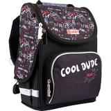 Рюкзак шкільний каркасний Smart PG-11 Dude, чорний (559013) - Pampik - 2