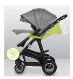 Універсальна коляска 3 в 1 Lionelo Bianka Grey Stone, сіра (LO-BIANKA 3IN1 GREY STONE) - Pampik - 7