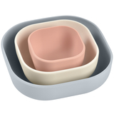 Набор силиконовых тарелок Beaba, 3 шт. (150 мл, 340 мл, 580 мл) (913568) - Pampik