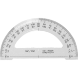 Транспортир Koh-i-Noor 180/100 прозорий (746168) - Pampik