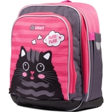 Рюкзак шкільний Smart H-55 Cat Rules, чорний з рожевим (558036) - Pampik