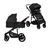 Універсальна коляска 2 в 1 Lionelo Mari Tour Black Onyx, чорна - Pampik