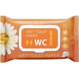 Влажная туалетная бумага Naturelle, ромашка и комплекс витаминов, 50 шт. - Pampik