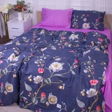 Підковдра на блискавці MirSon Of wind flower 22-1356, сатин, 110х140 см, різнокольорова - Pampik