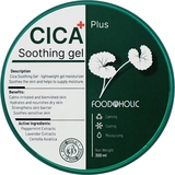 Заспокійливий гель для обличчя і тіла Food A Holic Cica Plus Soothing Gel, з центеллою, 300 мл - Pampik