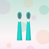 Насадки Vega Kids VK-11B Junior для детской звуковой зубной щетки VK-500B бирюзовые - Pampik - 3