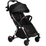 Прогулянкова коляска Lionelo Julie One Black Gold, чорна (LO-JULIE ONE BLACK GOLD) - Pampik