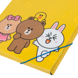 Папка Yes Line Friends, A4, на резинці (492098) - Pampik - 4
