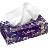 Косметичні серветки Grite Orchidea, тришарові, 100 шт. - Pampik