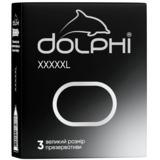 Презервативи Dolphi, XXXXXL, збільшеного розміру, 3 шт. - Pampik