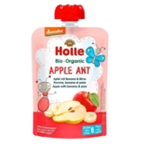 Пюре Holle Apple Ant с яблоком, бананом и грушей, 100 г - Pampik