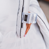 Ковдра бамбукова MirSon Royal Pearl Hand Made №1374, зимова, 110x140 см, біла - Pampik - 7