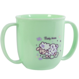 Чашка дитяча Baby Team з ручками, зеленая (6008) - Pampik - 3