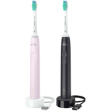 Набір звукових зубних щіток Philips Sonicare Series 3100 HX3675/15, рожева + чорна, 2 шт. - Pampik
