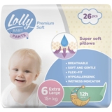 Підгузки-трусики Lolly Premium Soft 6 (15+ кг), 26 шт. - Pampik