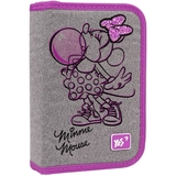 Пенал жесткий Yes HP-02 Minnie Mouse, 13х21х3 см, серый (533113) - Pampik