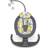 Шезлонг-гойдалка Lionelo Ralf Grey Concrete з ігровою дугою, сірий з жовтим - Pampik - 2