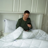 Ковдра антиалергенна MirSon Bianco EcoSilk №1302, зимова, 110x140 см, біла (237053881) - Pampik - 7