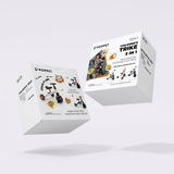 Дитячий триколісний біговел-трансформер Poppet 3в1, біло-помаранчевий + стікерпак (PP-1704W) - Pampik - 10