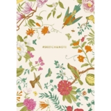 Зошит для ескізів Muse Рослини та птиці, А5, без линіювання, 64 аркуші (A5-3C-064-364) - Pampik