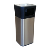 Попільничка квадратна Jah, 25 л, 28x28x62,5 см, срібний (JAH3222 silver) - Pampik