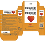 Презервативы Masculan Gold, золотого цвета, 3 шт. - Pampik - 3