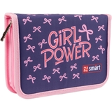 Пенал твердий Smart HP-02 Girl Power, 13х21х3 см, фіолетовий (533275) - Pampik