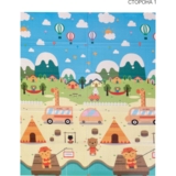 Дитячий килимок Poppet Крутезні канікули та Чудесні звірята двосторонній складний 150х180x1 см (PP022-150) - Pampik - 2