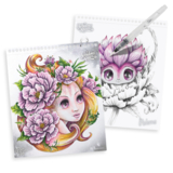 Набір для творчості Nebulous Stars Розмальовка із водою: Зоряна акварель (11133) - Pampik - 4