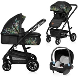 Коляска 3 в 1 Lionelo Amber Dreamin, чорна - Pampik