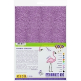 Фоаміран з блискітками ZiBi KIDS Line А4, 10 кольорів, 10 аркушів, 2 мм (ZB.1841) - Pampik