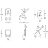 Прогулянкова коляска Carrello Bravo 2024 CRL-8512 pure black (26179) - Pampik - 4