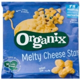 Детские кукурузные снеки Organix Melty Cheese Star органические, 20 г - Pampik