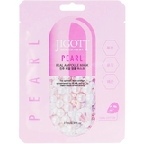 Тканинна маска для обличчя Jigott Pearl Real Ampoule Mask з екстрактом перлів, 27 мл - Pampik