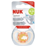 Пустышка ортодонтическая Nuk Space Солнышко, pазмер 3, силиконовая (3952622) - Pampik