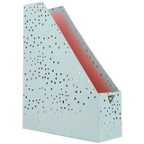 Лоток для документів Yes Calma, вертикальний, фольга, 32х25х8 см, блакитний (707311) - Pampik