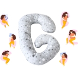 Подушка для вагітних LightHouse Baby Seashell, 340х30 см, сірий (602145) - Pampik - 4