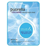 Тканинна маска для обличчя Puorella Collagen Mask Sheet, з колагеном - Pampik