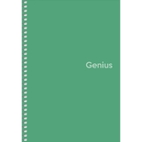 Зошит для записів Genius А5, в клітинку, спіраль, 80 л., зелений (A5-080-6806K) - Pampik