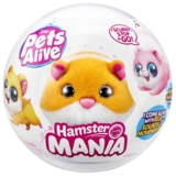 Интерактивная мягкая игрушка Pets & Robo Alive Забавный хомячок оранжевый (9543-4) - Pampik