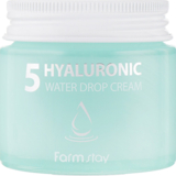 Крем-гель для обличчя FarmStay Hyaluronic 5 Water Drop Cream, 80 мл - Pampik