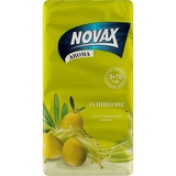 Туалетное мыло Novax Aroma Оливковое 350 г (5 шт. х 70 г) - Pampik