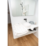 Рушник з капюшоном Childhome Hearts, 80x80 см, білий (CCBCJOH) - Pampik - 7